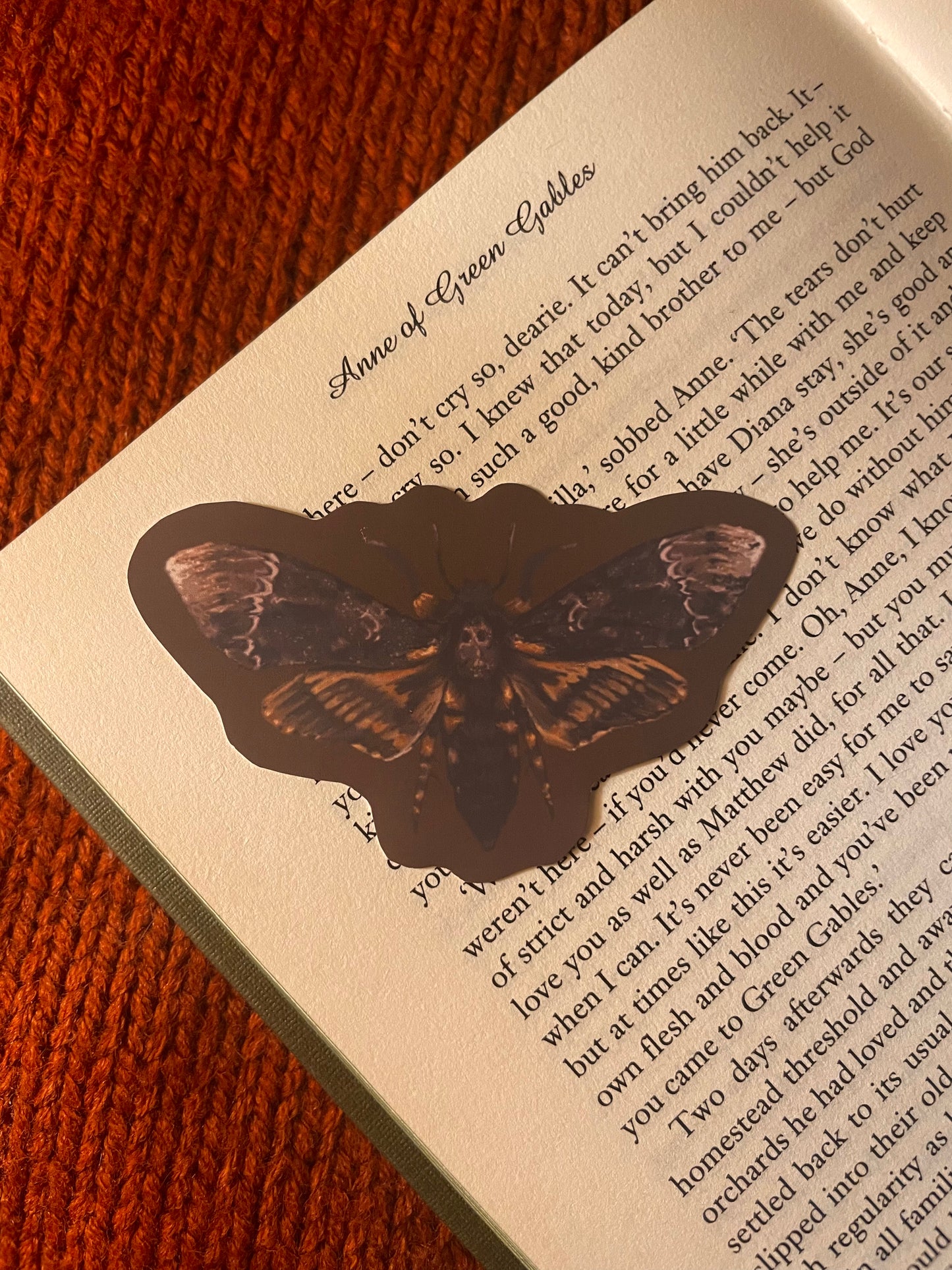 Moth sticker