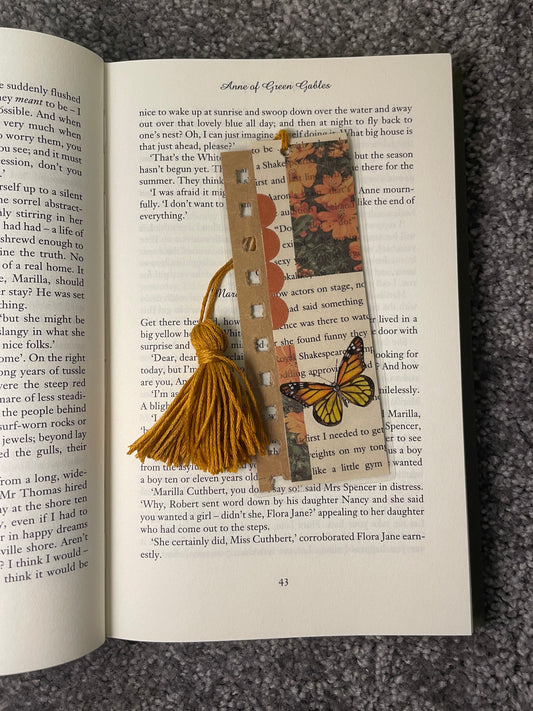 Scrapbook inspired bookmark